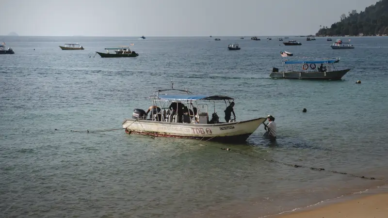 Tioman Island Ferry at Mersing Jetty