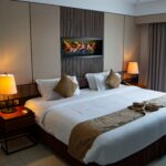 Bright air-conditioned resort room at TDB Tioman Resort