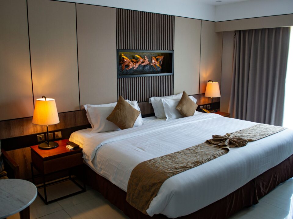 Bright air-conditioned resort room at TDB Tioman Resort